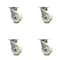 Service Caster 5 Inch Nylon Swivel Caster Set with Roller Bearing and Swivel Lock SCC SCC-30CS520-NYR-BSL-4 - alternate 1